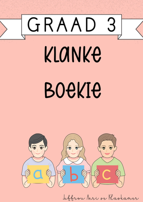 My Graad 3 Klanke boekie