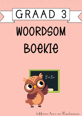 My Graad 3 Woordsomboekie