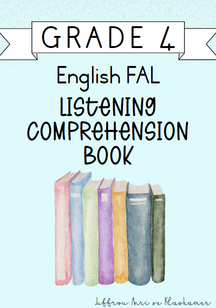 Grade 4 English FAL Listening Comprehension Book [Term 4] (2024)