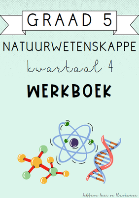 Graad 5 Natuurwetenskappe Kwartaal 4 Werkboek (2024)
