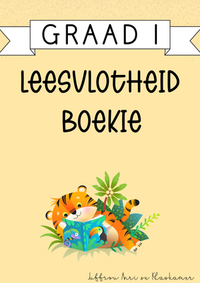 My Graad 1 Leesvlotheid boekie
