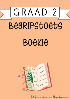 My Graad 2 Begripstoets Boekie