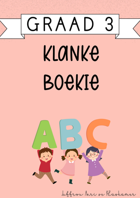 My Graad 3 Klanke Boekie