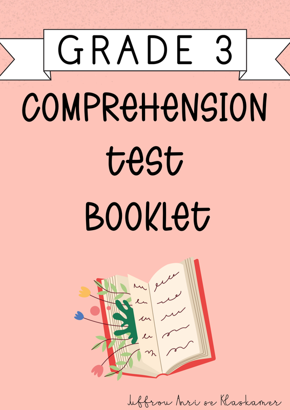 My Grade 3 Comprehension Test Booklet