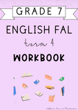 Grade 7 English FAL Term 4 Workbook (2024)