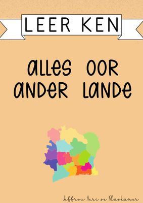 Leer ken reeks: Alles oor ander lande