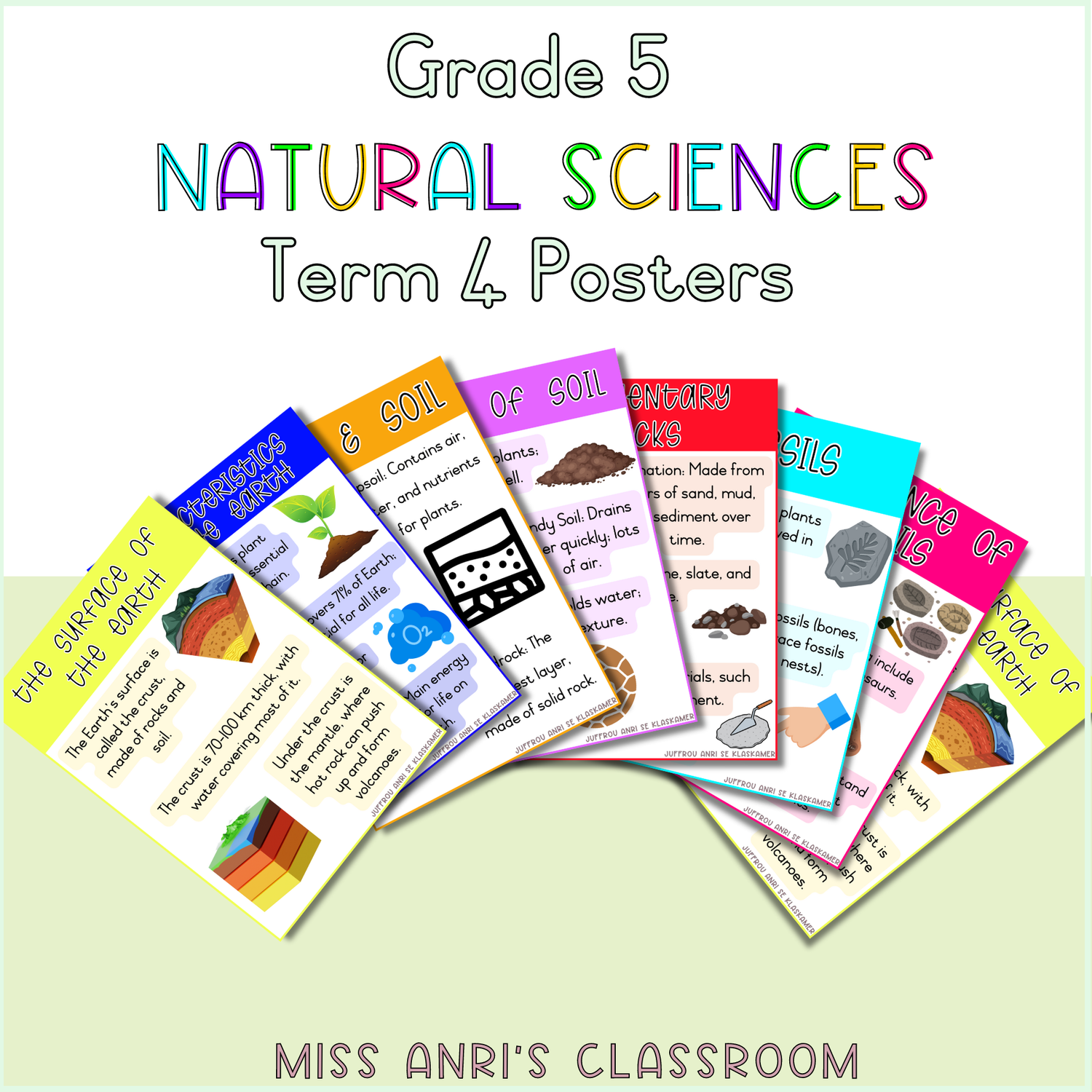 Grade 5 Natural Sciences Term 4 Posters (2024)