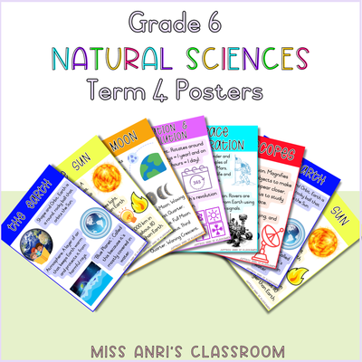 Grade 6 Natural Sciences Term 4 Posters (2024)