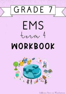 Grade 7 EMS Term 4 Workbook (2024)
