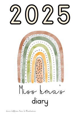 2025 BOHO RAINBOW DIARY (PDF)