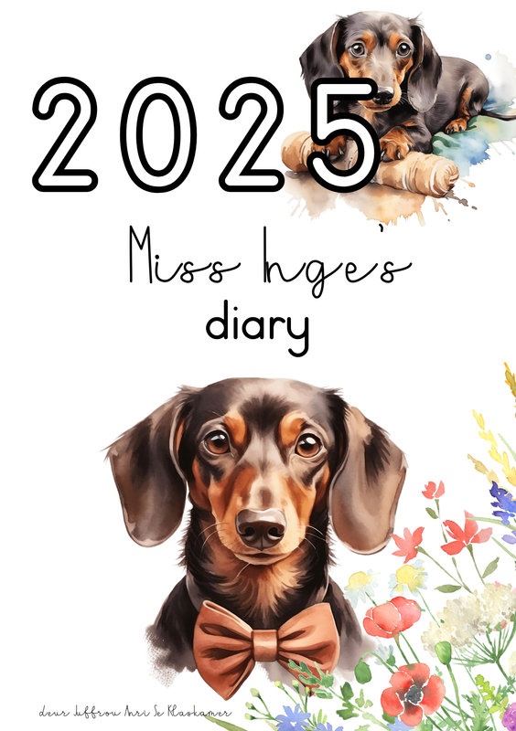 2025 DACHSHUND DIARY (PDF)