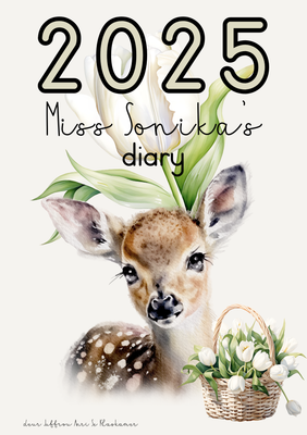 2025 BAMBIE AND TULIPS DIARY (PHYSICAL DIARY)
