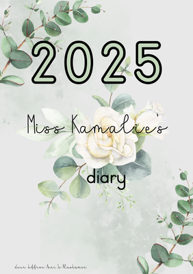 2025 EUCALYPTUS DIARY (PHYSICAL DIARY)