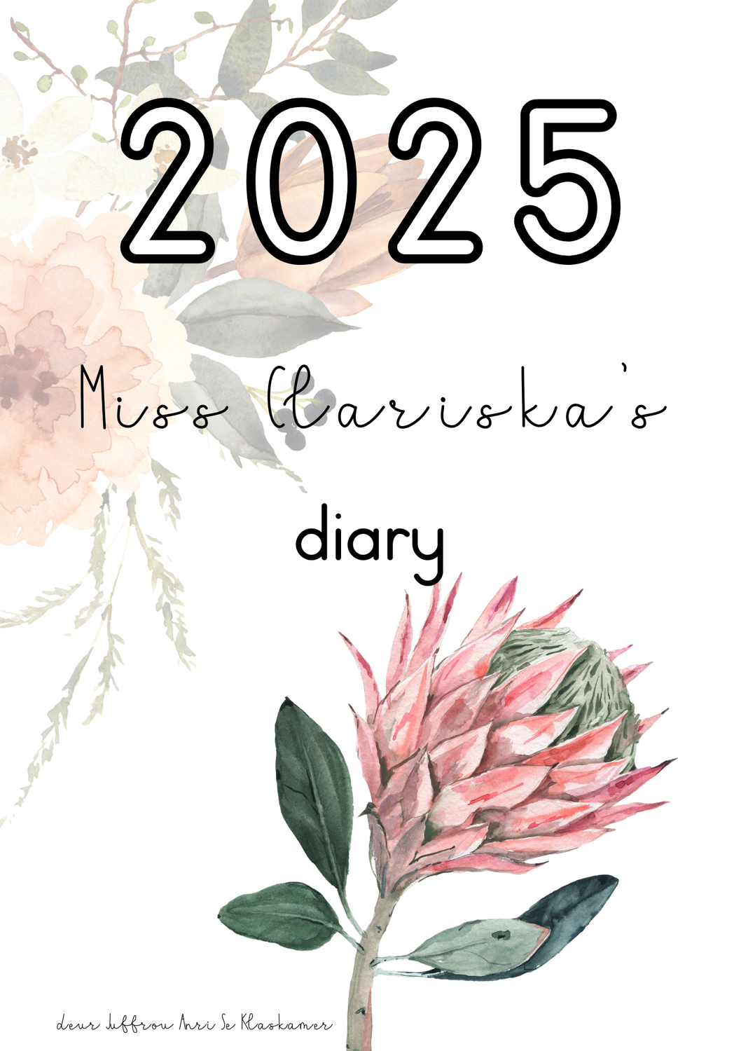2025 PROTEA DIARY (PHYSICAL DIARY)