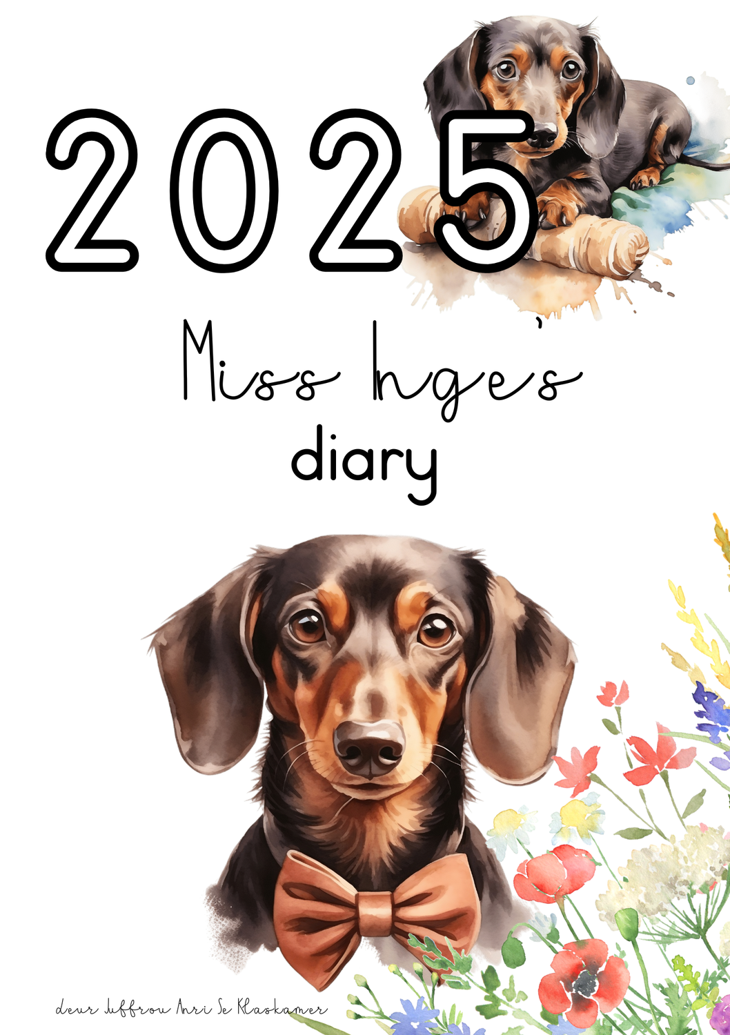 2025 DACHSHUND DIARY (PHYSICAL DIARY)