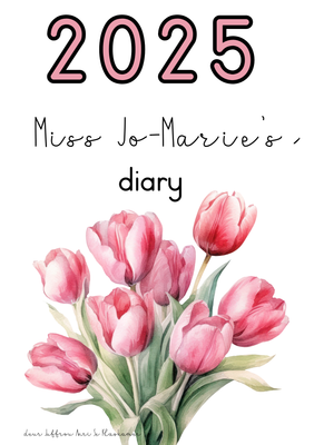 2025 PINK TULIPS DIARY (PHYSICAL DIARY)