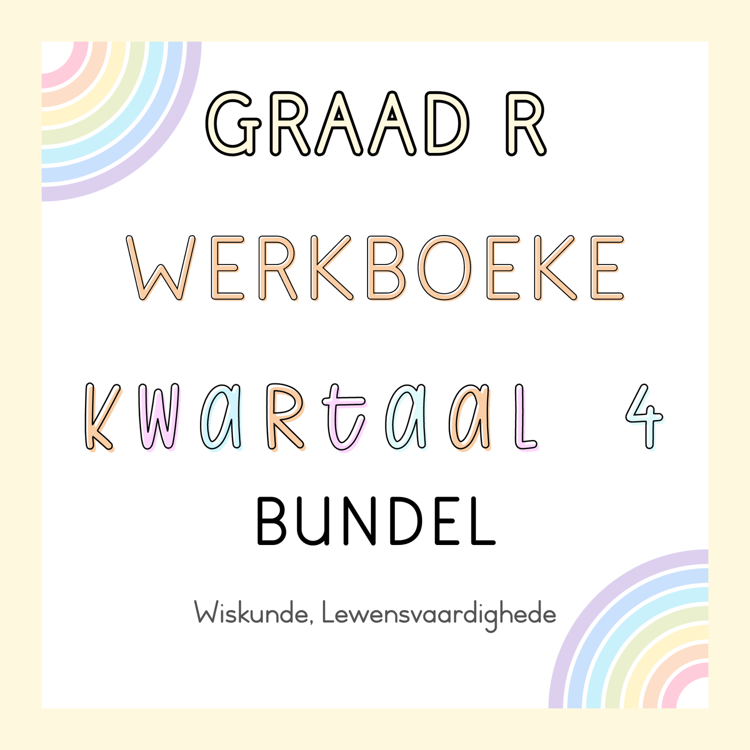 Graad R Werkboeke Kwartaal 4 Bundel (#2024)