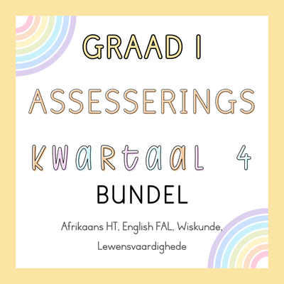 Graad 1 Assesserings Kwartaal 4 Bundel (#2024)