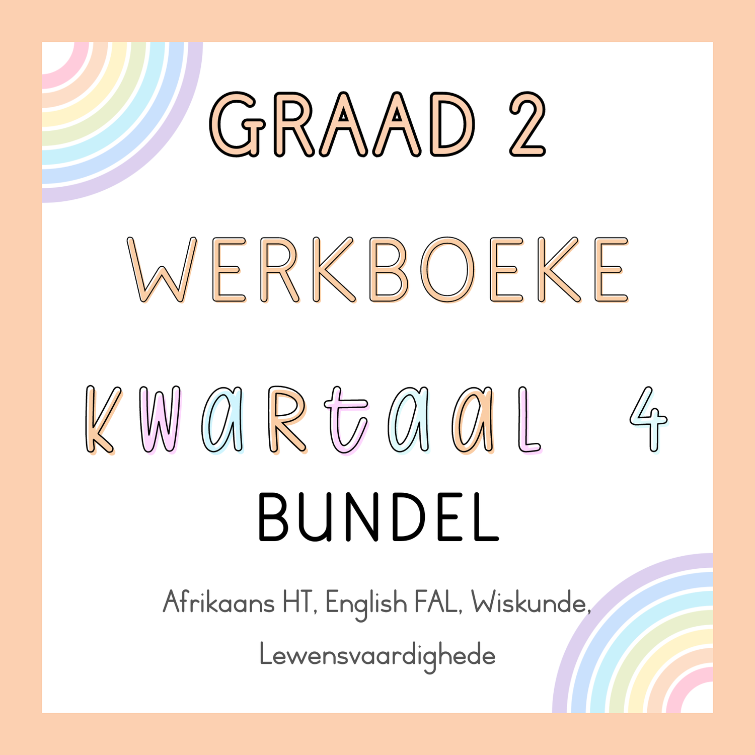 Graad 2 Werkboeke Kwartaal 4 Bundel (#2024)