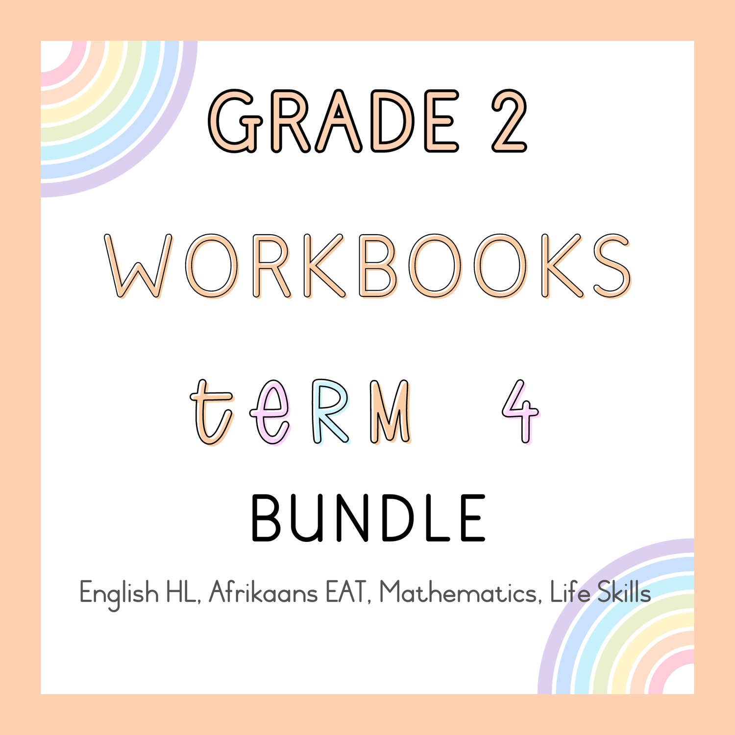 Grade 2 Workbooks Term 4 Bundle (#2024)