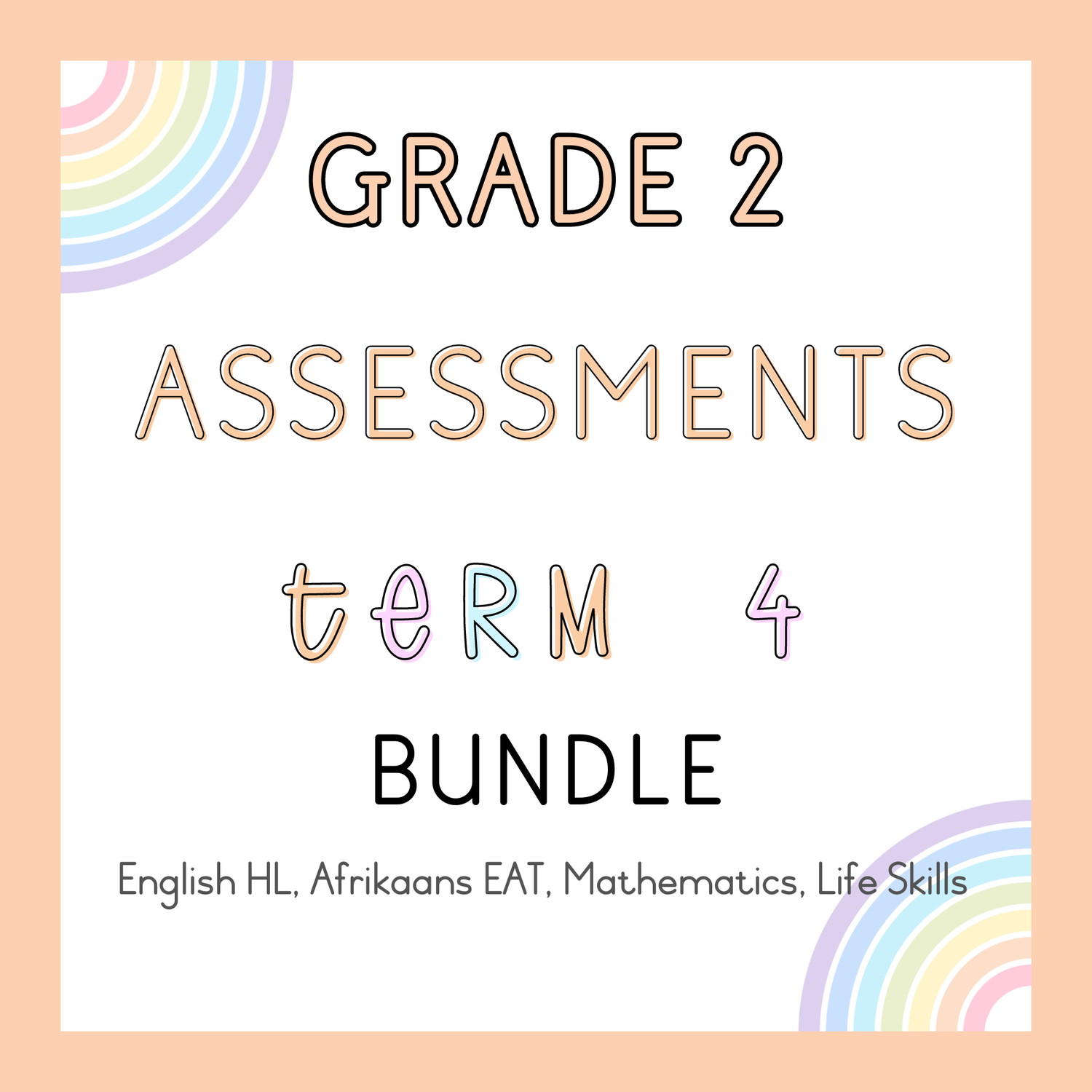 Grade 2 Assessments Term 4 Bundle (#2024)