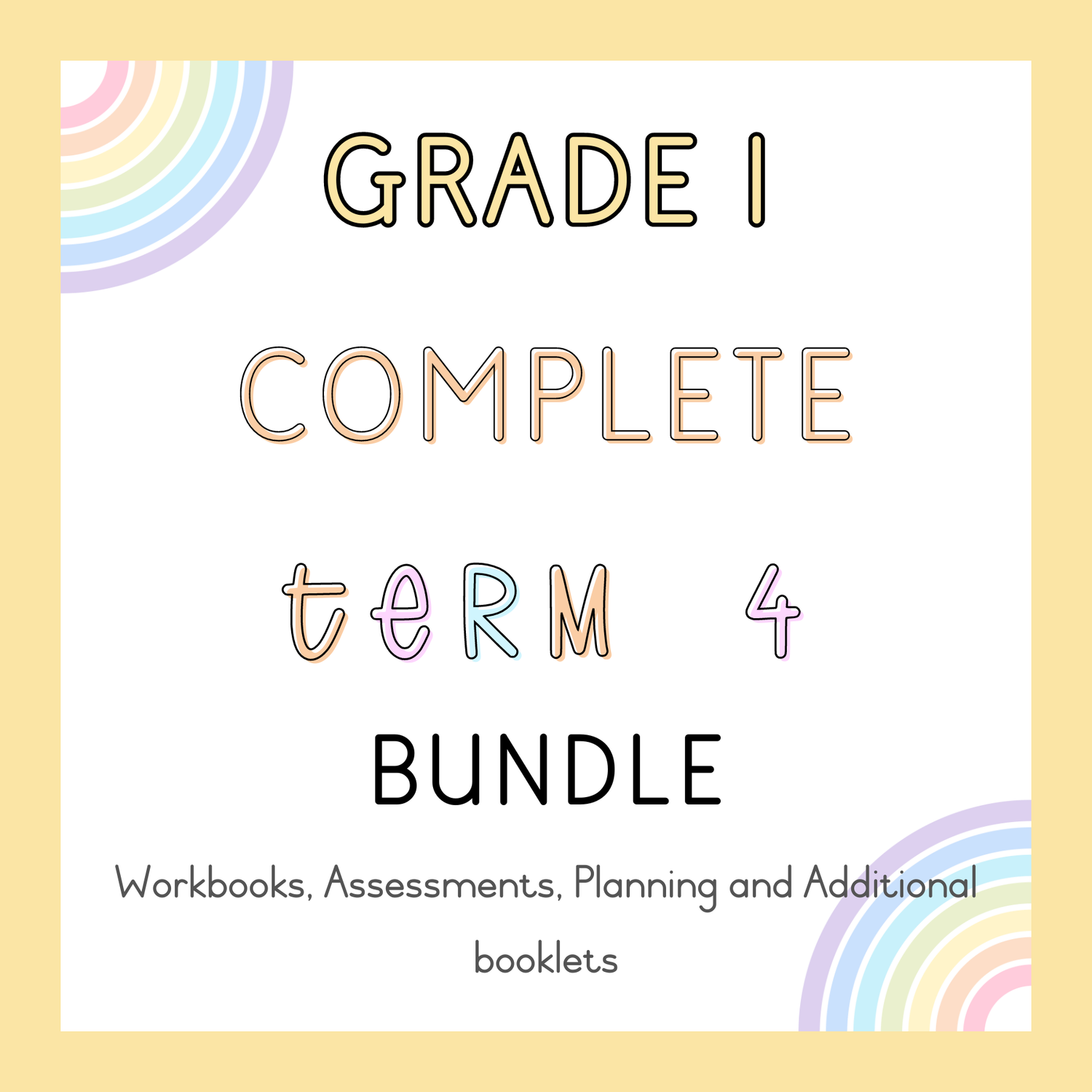 Grade 1 Complete Term 4 Bundle (#2024)