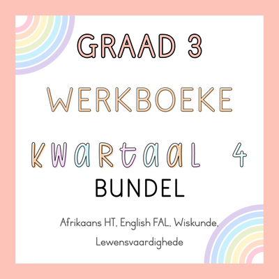 Graad 3 Werkboeke Kwartaal 4 Bundel (#2024)