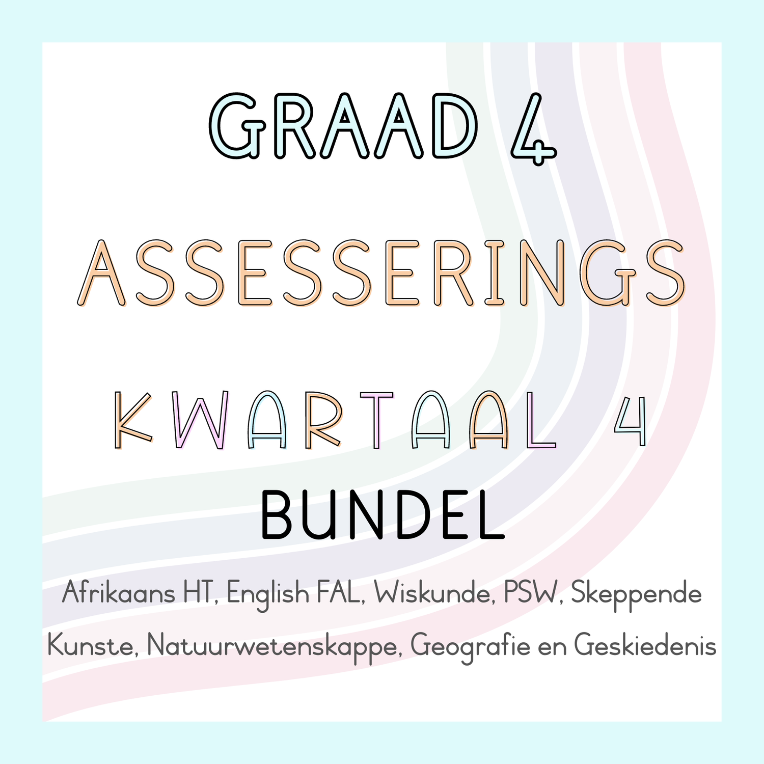Graad 4 Assesserings Kwartaal 4 Bundel (#2024)