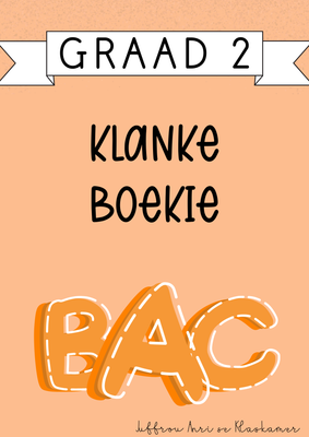 Graad 2 Klanke Boekie (2025)