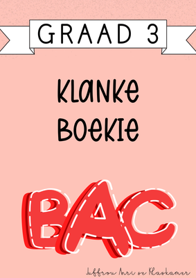 Graad 3 Klanke Boekie (2025)