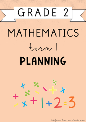 Grade 2 Mathematics Term 1 Planning (#2025)