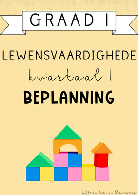 Graad 1 Lewensvaardighede Kwartaal 1 Beplanning (#2025)