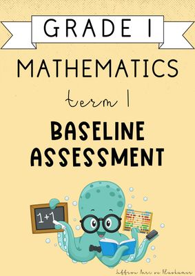 Grade 1 Mathematics Term 1 Baseline Assessment (#2025)
