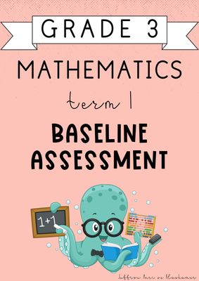 Grade 3 Mathematics Term 1 Baseline Assessment (#2025)