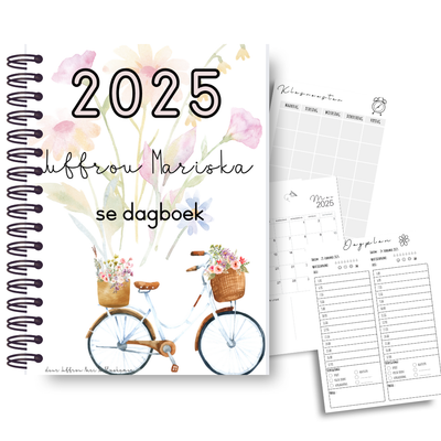 2025 WATERVERF BLOMME DAGBOEK (FISIESE DAGBOEK)