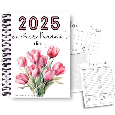 2025 PINK TULIPS DIARY (PDF)