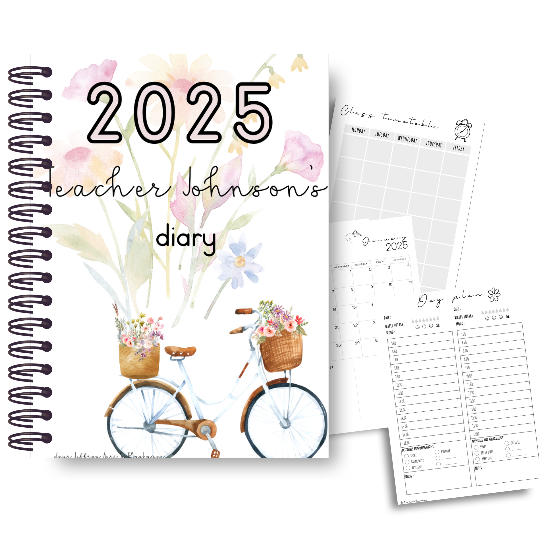 2025 WATER COLOUR FLOWERS DIARY (PDF)