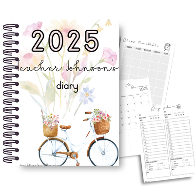 2025 WATER COLOUR FLOWERS DIARY (PDF)