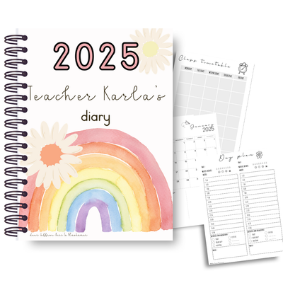 2025 DAISY AND RAINBOW DIARY (PHYSICAL DIARY)