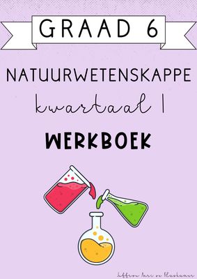 Graad 6 Natuurwetenskappe kwartaal 1 werkboek (#2025)