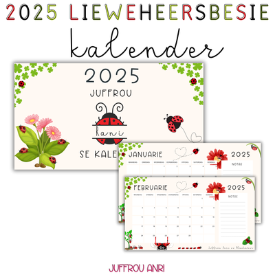 2025 LIEWEHEERSBESIE KALENDER