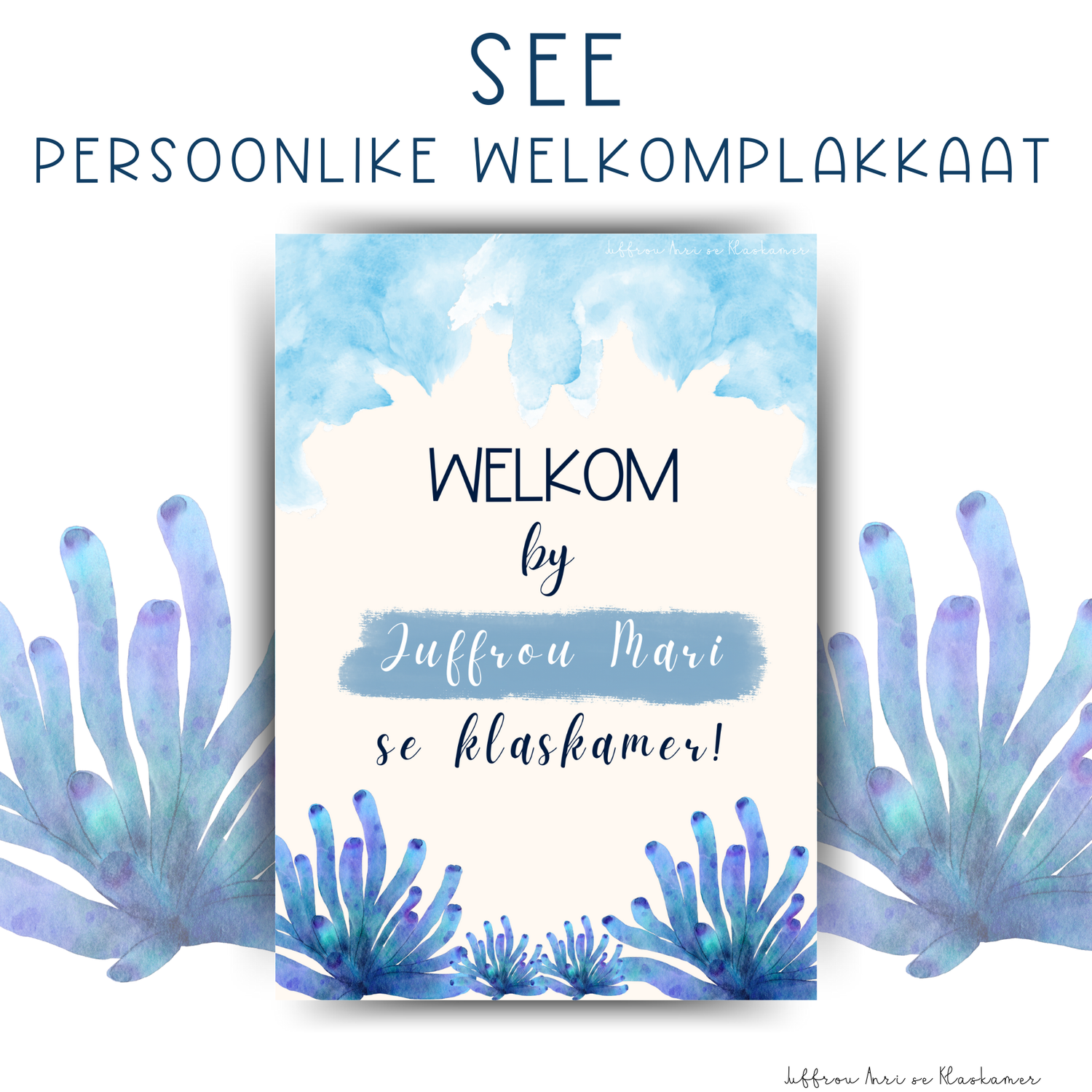 Persoonlike Welkomplakkaat - SEE