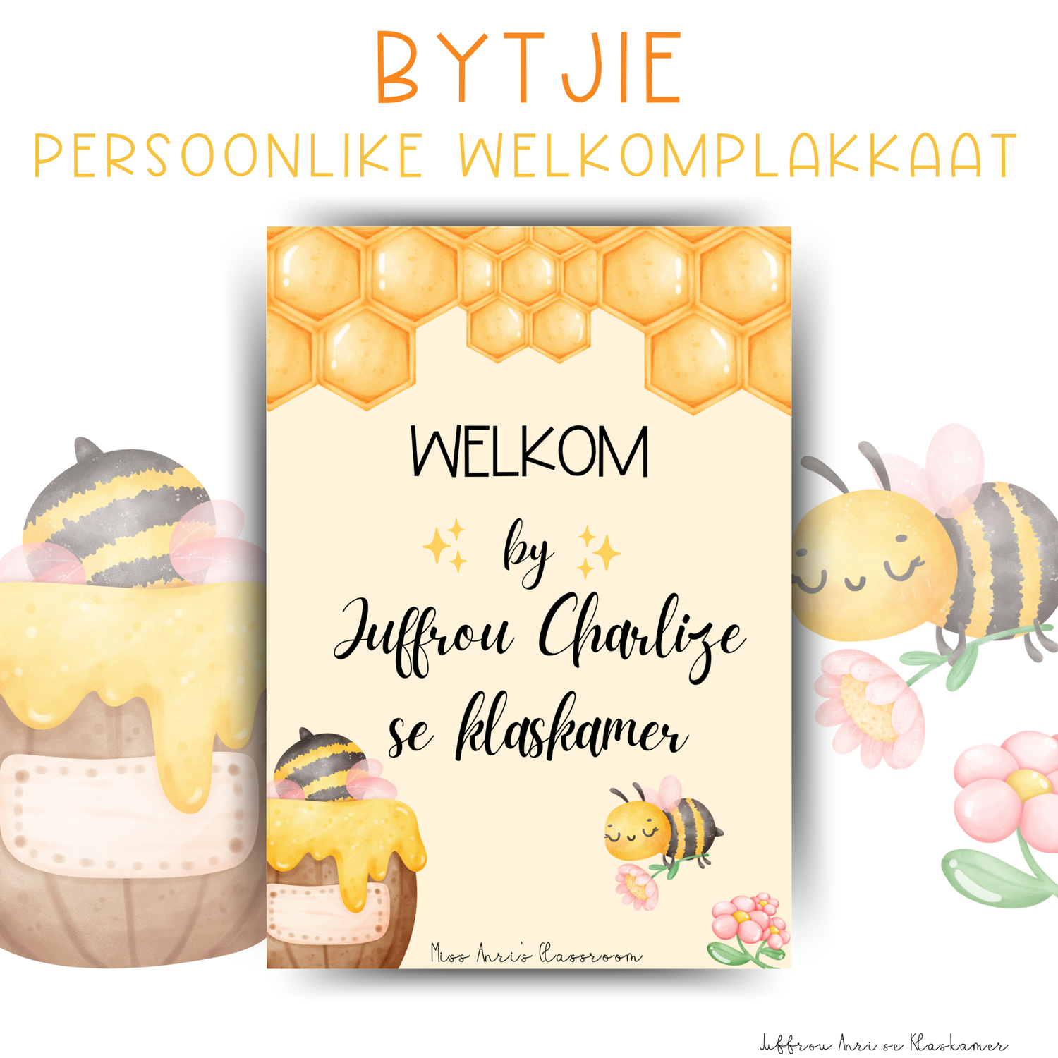 Persoonlike Welkomplakkaat - BYTJIE