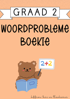 My Graad 2 Woordprobleme Boekie [Kwartaal 1] (#2025)