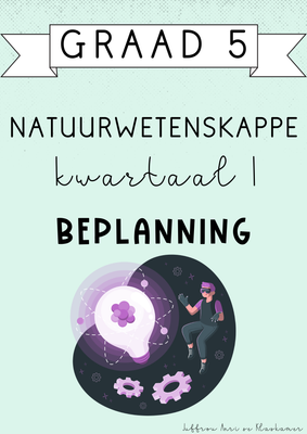 Graad 5 Natuurwetenskappe Kwartaal 1 Beplanning (#2025)