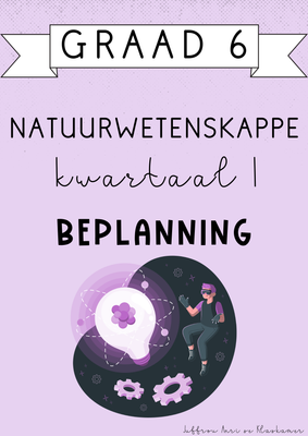Graad 6 Natuurwetenskappe Kwartaal 1 Beplanning (#2025)