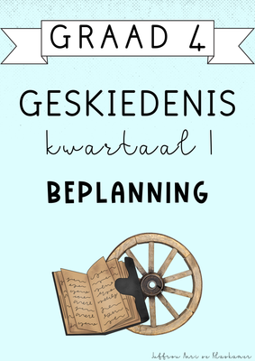 Graad 4 Geskiedenis Kwartaal 1 Beplanning (#2025)