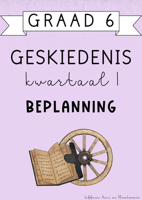 Graad 6 Geskiedenis Kwartaal 1 Beplanning (#2025)