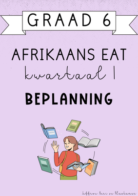 Graad 6 Afrikaans EAT Kwartaal 1 Beplanning (#2025)