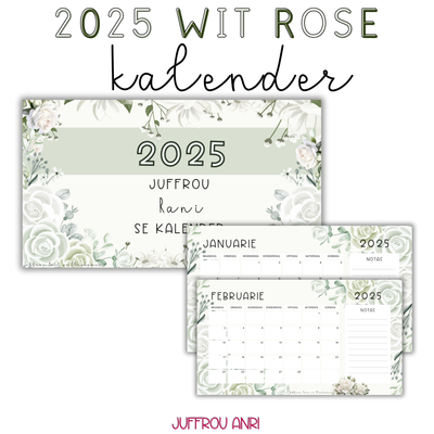 2025 WIT ROSE KALENDER